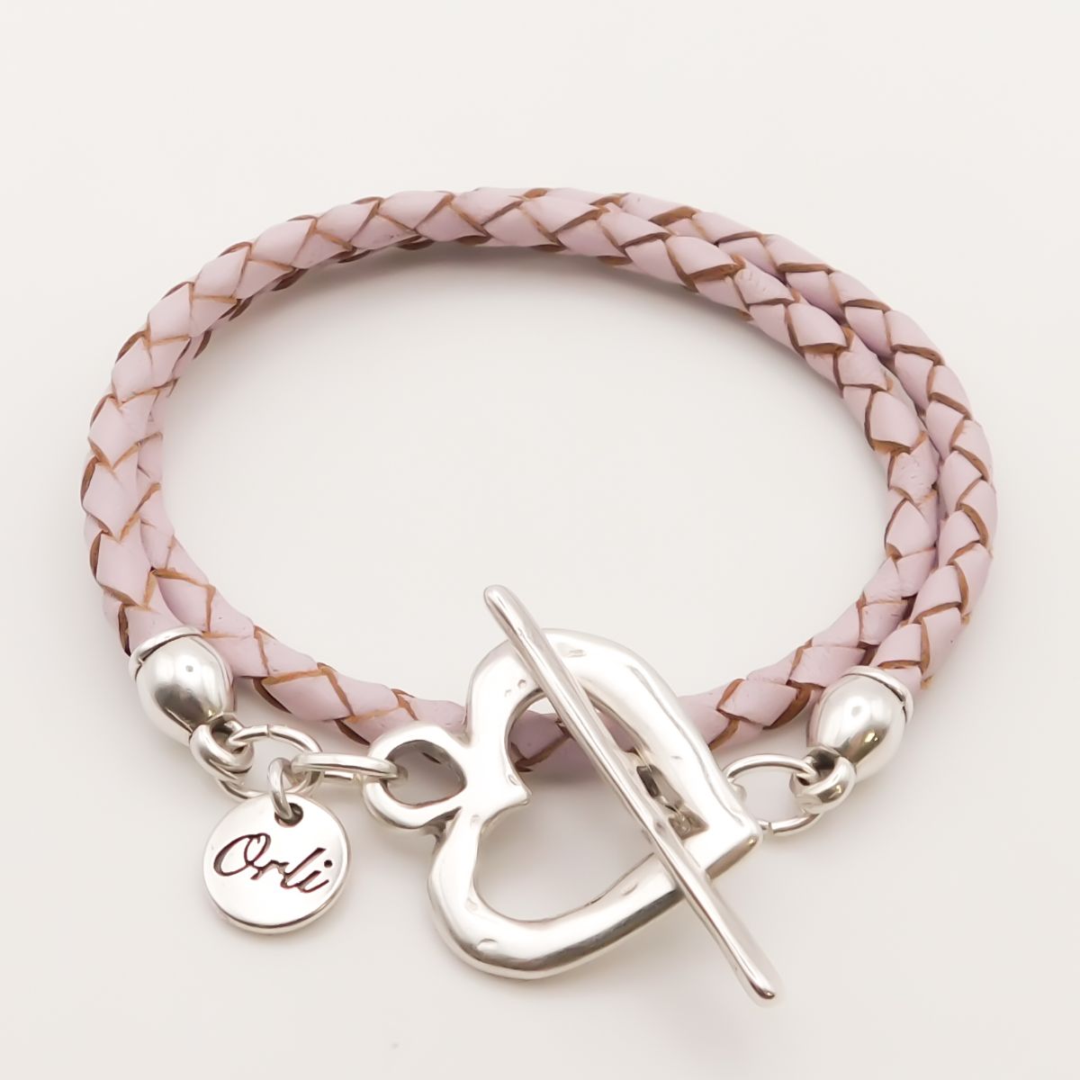 Tirisi Copacabana Light Pink Leather Wrap Bracelet | Knar Jewellery